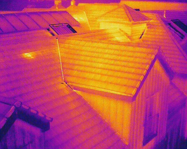 Thermal Imaging Roof Survey Image Bury
